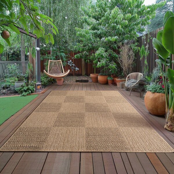 Covor pentru exterior și interior maro 200x290 cm Timber 1405 – Ayyildiz Carpets