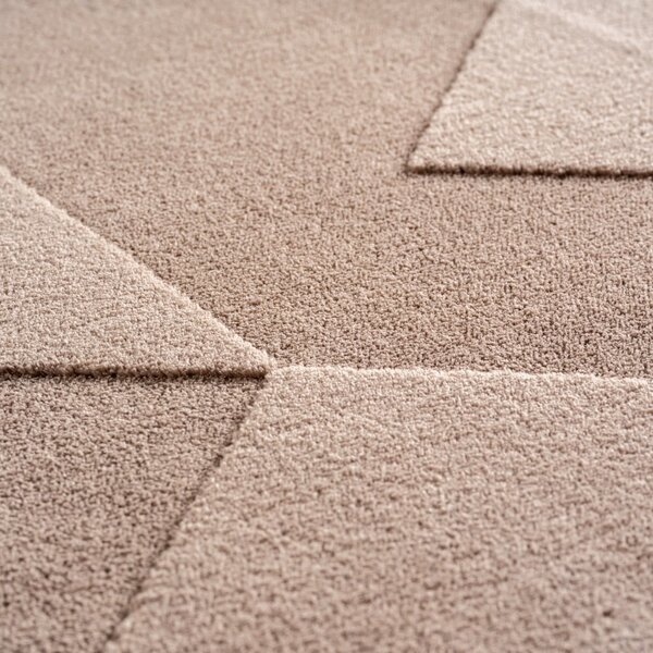 Covor maro deschis lavabil 80x150 cm Pompei 1613 – Ayyildiz Carpets