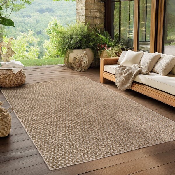 Covor pentru exterior și interior bej 120x170 cm Ibiza 1903 – Ayyildiz Carpets