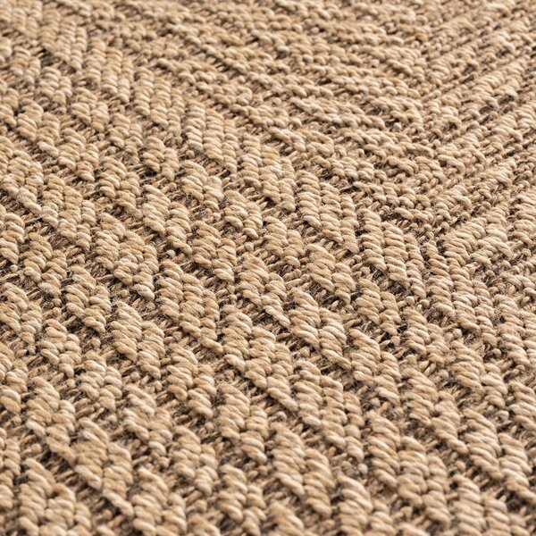 Covor tip traversă pentru interior și exterior maro 80x250 cm Timber 1404 – Ayyildiz Carpets