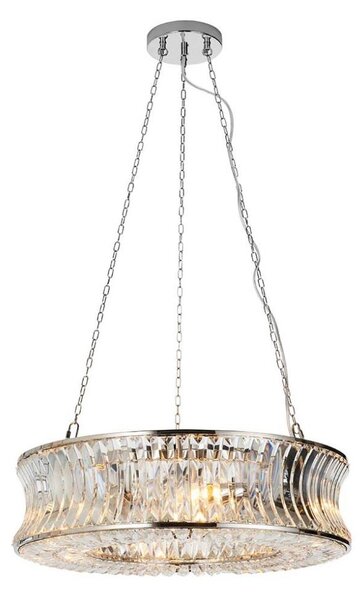 Endon 104528 - Lustră suspendată pe lanț, 6xE14/6W/230V, crom lucios