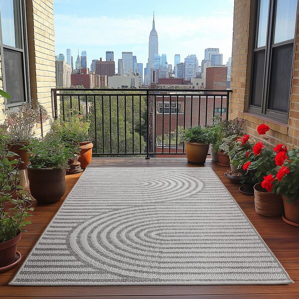 Covor pentru exterior și interior gri 200x290 cm Desert 1301 – Ayyildiz Carpets
