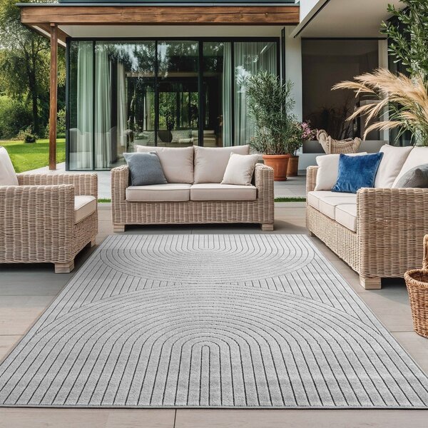 Covor pentru exterior și interior gri 80x150 cm Nova 1201 – Ayyildiz Carpets