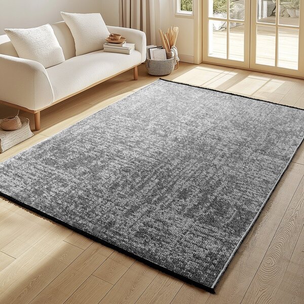Covor gri închis lavabil 80x150 cm Space 1900 – Ayyildiz Carpets
