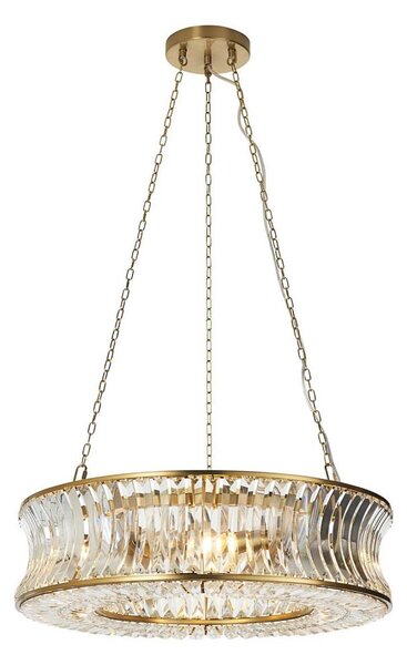 Endon 106811 - Lustră suspendată cu lanț, 6xE14/6W/230V, auriu