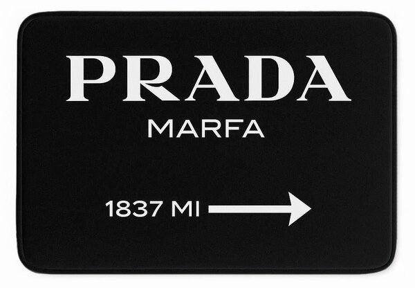 Covorașe de baie negre 2 buc. din catifea 60x100 cm Prada – Mila Home