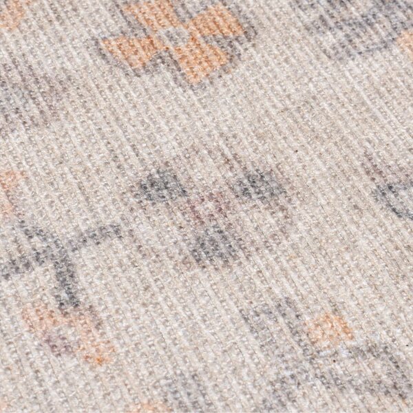 Covor tip traversă crem lavabil 60x230 cm Teo Traditional – Flair Rugs