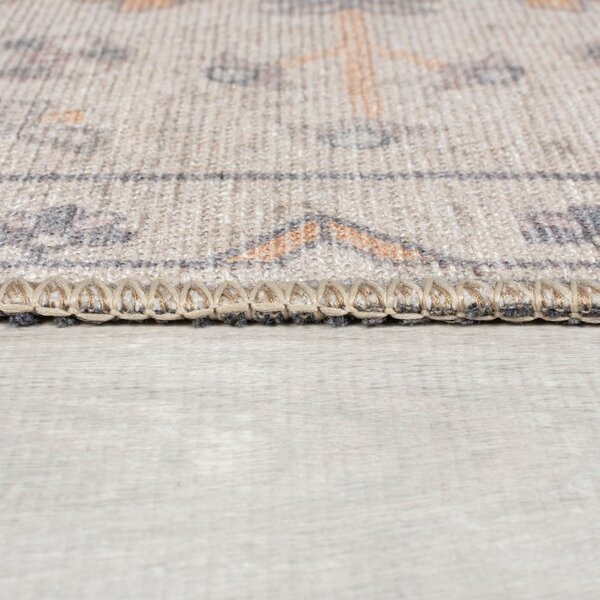 Covor tip traversă crem lavabil 60x230 cm Teo Traditional – Flair Rugs