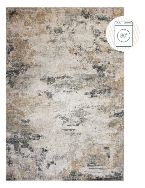 Covor grej lavabil 152x230 cm Lila Abstract – Flair Rugs