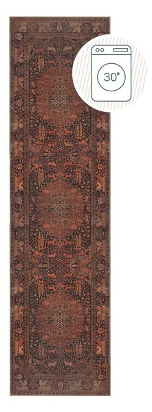 Covor tip traversă burgundy lavabil 60x230 cm Nico Global – Flair Rugs