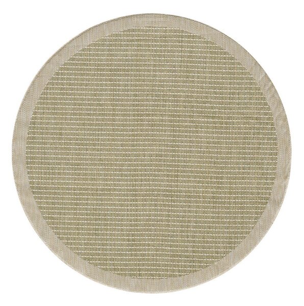Covor pentru exterior și interior kaki rotund ø 120 cm Giza 1410 – Ayyildiz Carpets