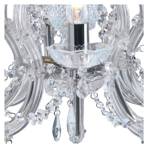 Searchlight - Lustră de cristal pe lanț MARIE 8xE14/40W/230V