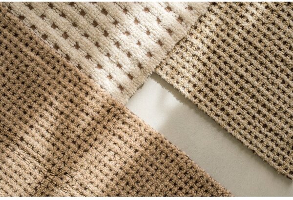 Covor tip traversă în culoare naturală lavabil, țesut manual din lână 80x230 cm Unexpected Wool – Lorena Canals