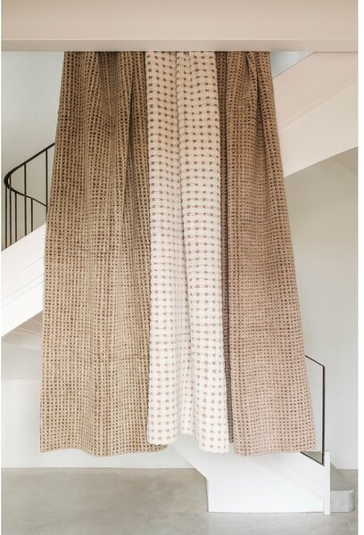 Covor tip traversă în culoare naturală lavabil, țesut manual din lână 80x230 cm Unexpected Wool – Lorena Canals