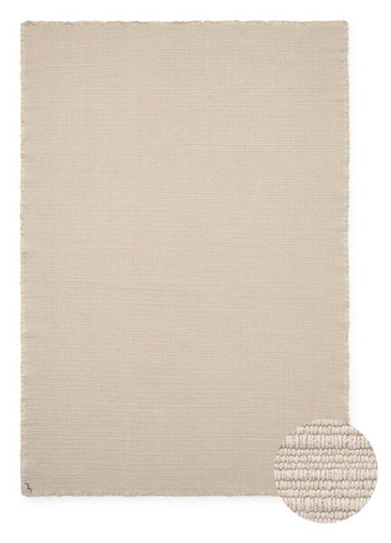 Covor crem țesut manual din bumbac 140x200 cm Handloom – Lorena Canals