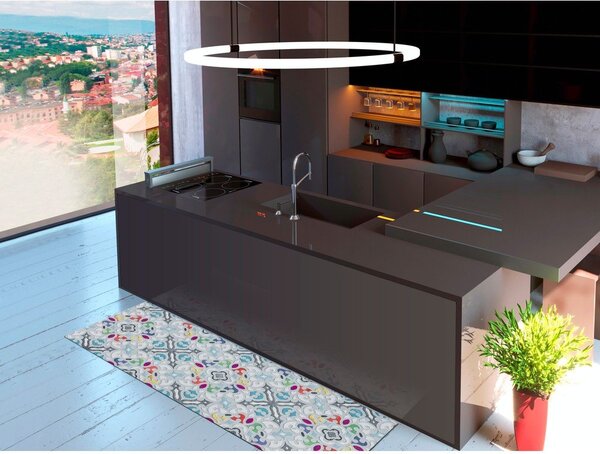 Covor tip traversă albastru lavabil 52x100 cm Ricci Valentina – Universal