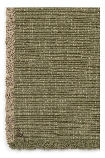 Covor kaki țesut manual din bumbac 140x200 cm Handloom – Lorena Canals