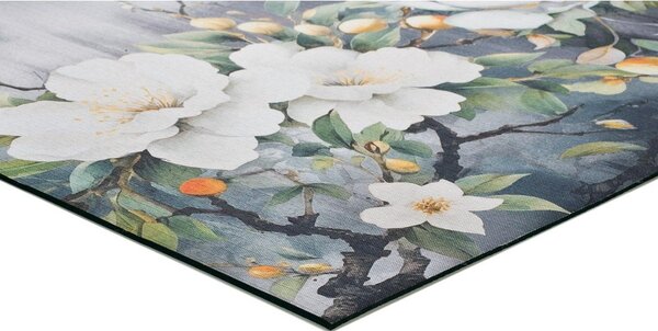 Covor tip traversă albastru lavabil 52x200 cm Ricci Sara – Universal