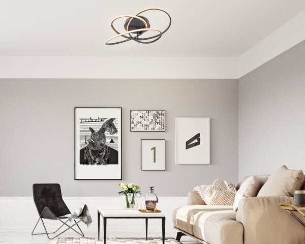 Lustră aplicată Globo 67201S-30 PANDA LED/30W/230V