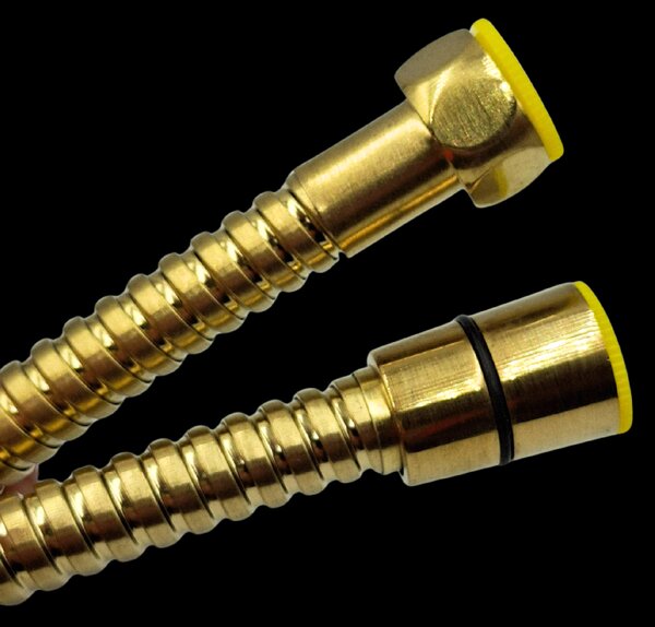 Invena Invena, furtun de duș 150 cm, auriu mat, INV-SC-D1-200-V