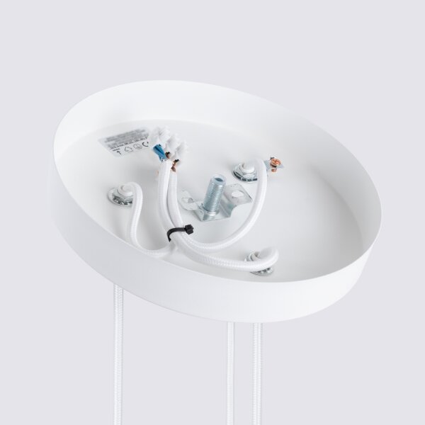 Brilagi - Lustră LED suspendată pe cablu CRESTO 3xGU10/10W/230V albă
