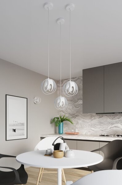 Lustră aplicată TULOS 1xE27/60W/230V albă Sollux SL.1082