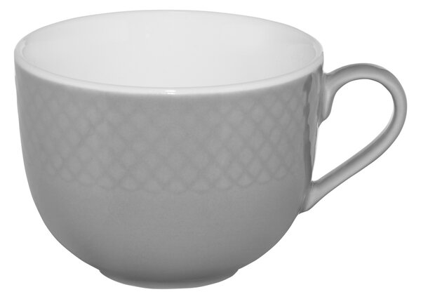 Set servire ceai sau cafea, 12 piese, 6 persoane, gri, Sonia