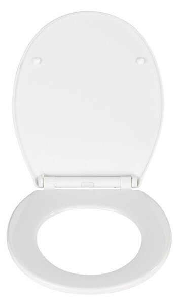 Capac WC cu închidere lentă Wenko Kos, 44 x 37 cm, alb