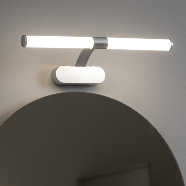 Brilagi - Aplica LED pentru oglindă de baie TUBEO LED/6W/230V, 40 cm, IP44, argintie