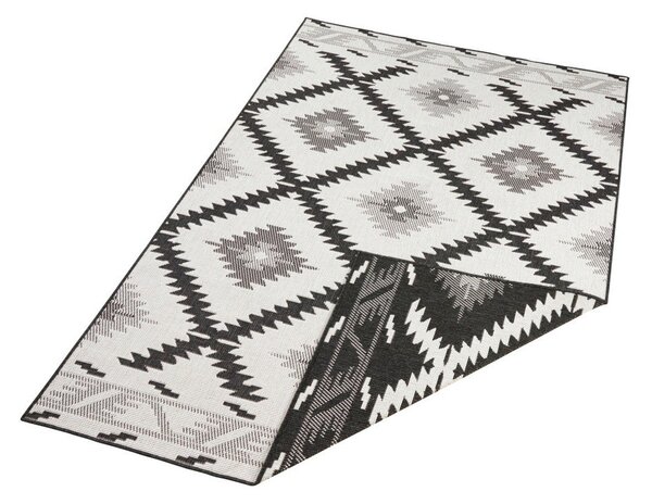 Covor adecvat pentru exterior NORTHRUGS Supreme Black, 290 x 200 cm, negru-crem