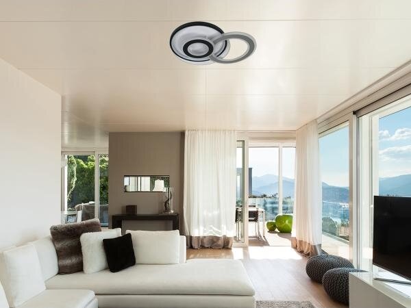 Plafonieră LED dimabilă LED/95W/230V 3000-6500K + telecomandă