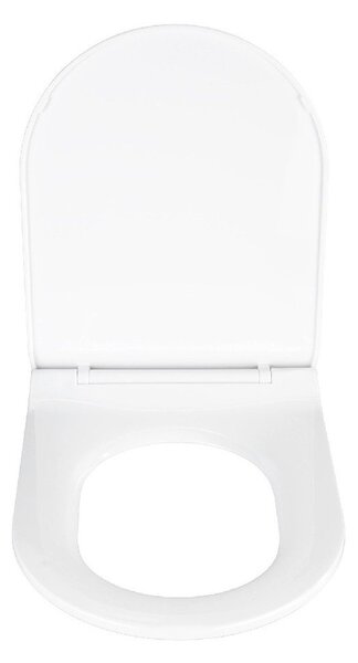 Capac WC cu închidere lentă Wenko Habos, 46 x 36 cm, alb