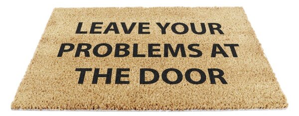 Covoraș de intrare din fibre de nucă de cocos 40x60 cm No Problems – Artsy Doormats