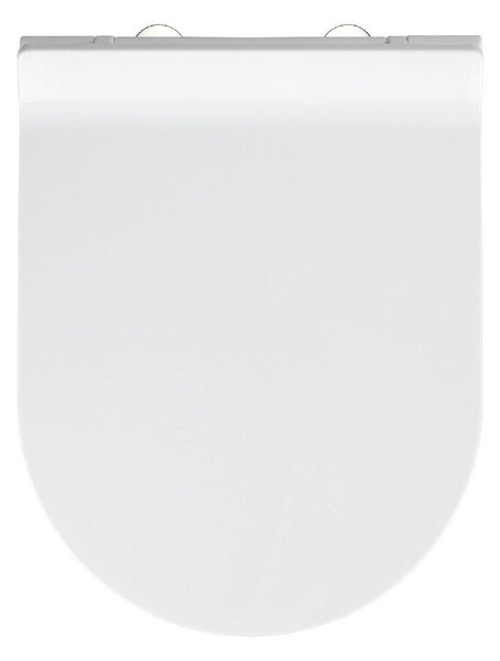 Capac WC cu închidere lentă Wenko Habos, 46 x 36 cm, alb