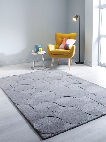 Covor din lână Flair Rugs Gigi, 120x170 cm, gri