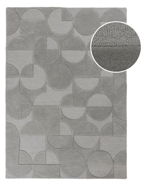 Covor din lână Flair Rugs Gigi, 120x170 cm, gri