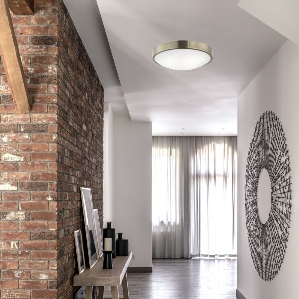 Plafonieră JONAS 2xE27/60W/230V diametru 36 cm patină