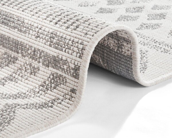 Covor adecvat pentru exterior NORTHRUGS Biri, 80 x 150 cm, gri-crem