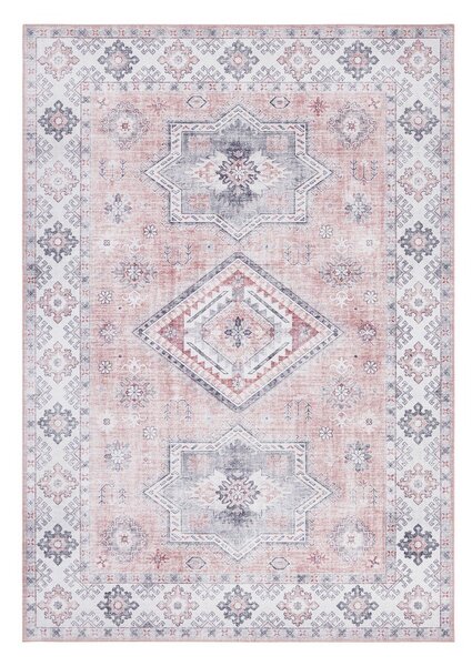 Covor Nouristan Gratia, 120 x 160 cm, roz deschis
