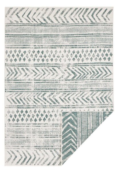 Covor adecvat pentru exterior NORTHRUGS Biri, 80 x 150 cm, verde-crem