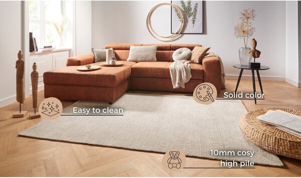 Covor Mint Rugs Supersoft, 120 x 170 cm, bej