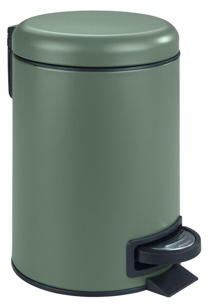 Coș cu pedală pentru baie Wenko Leman, 3 l, verde