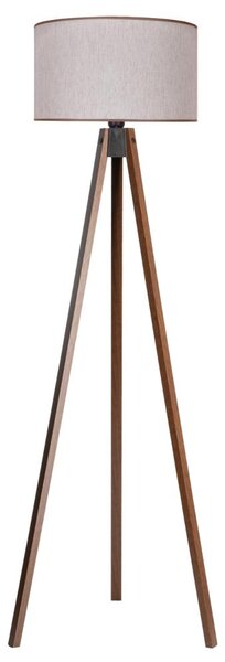 Lampadar Duolla 1xE27/60W/230V d. 44 cm bej/wenge