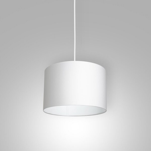 Lustră pe cablu ARDEN 1xE27/60W/230V d. 25 cm albă