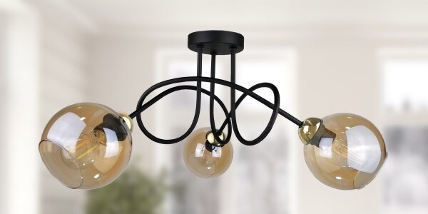 Lustră aplicată VENUS GOLD 3xE27/60W/230V