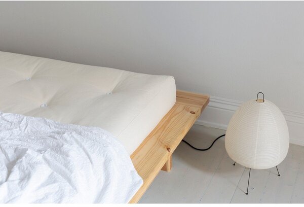 Saltea futon albă mediu-fermă 90x200 cm Comfort Natural – Karup Design