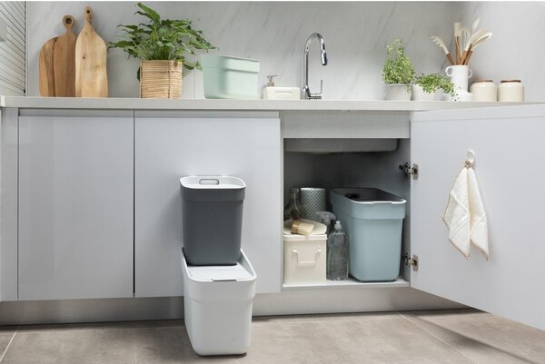 Coș de gunoi verde deschis de reciclat din plastic reciclat 20 l Ready To Collect – Curver