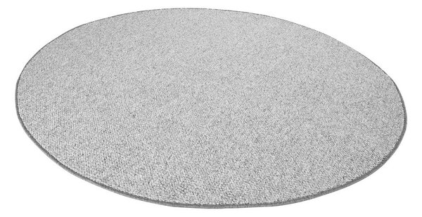 Covor gri rotund ø 200 cm Wolly – BT Carpet
