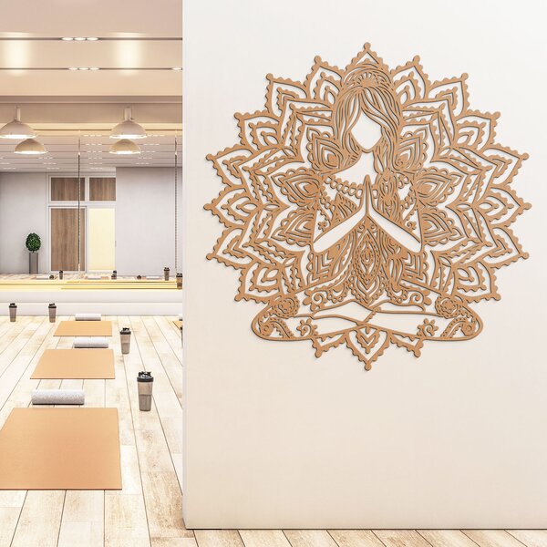 DUBLEZ | Mandala Boho de perete - Yoghină | Tablou de perete