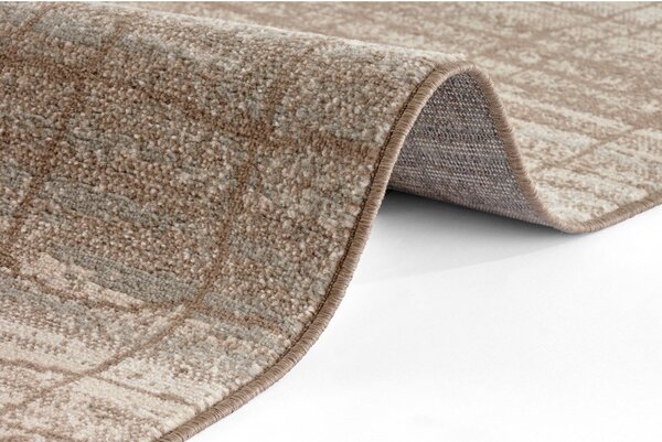 Covor tip traversă maro/bej 80x200 cm Terrain – Hanse Home